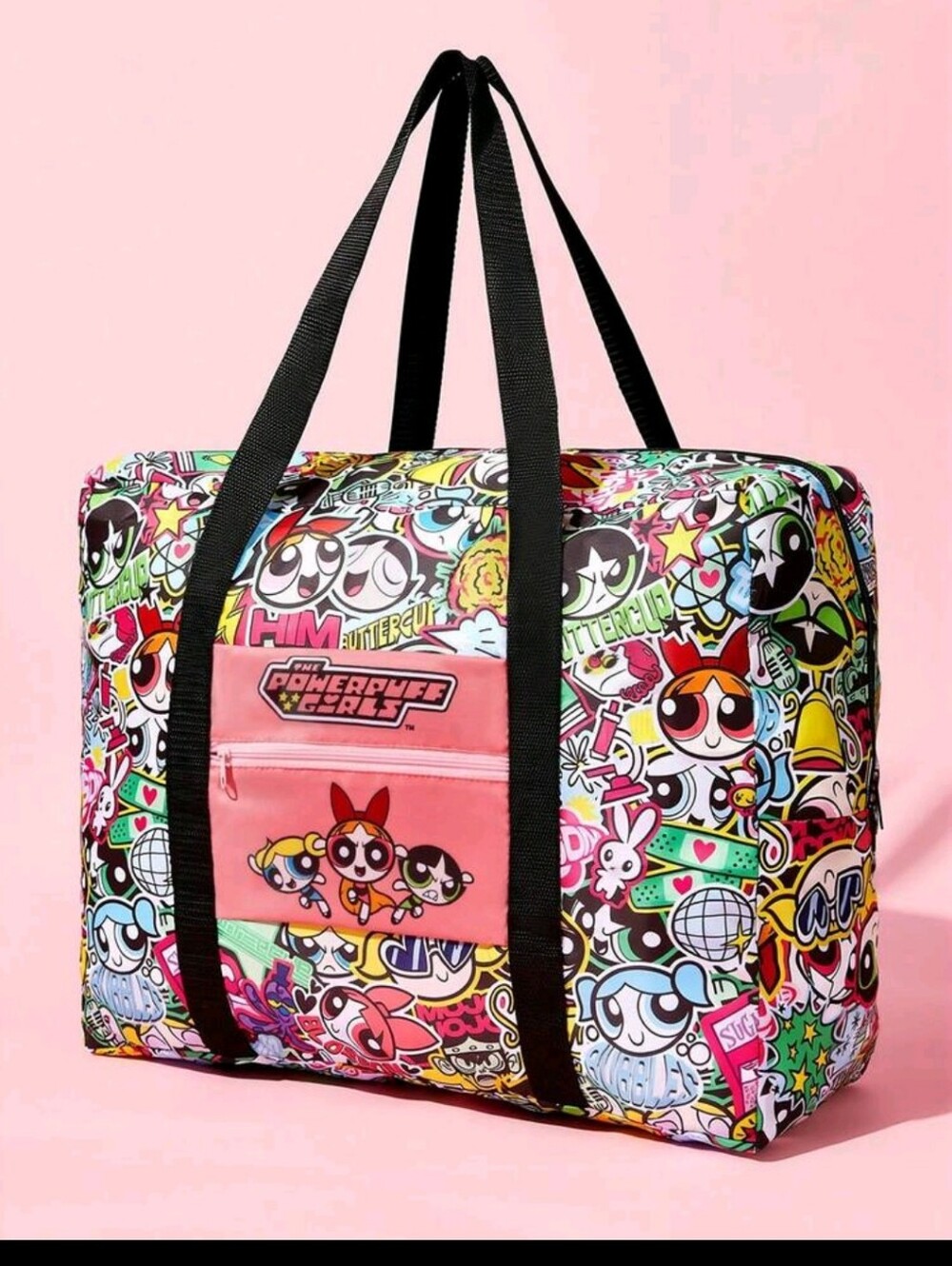 PRICE DROP 👇🏼 Cartoon Network Powerpuff Girls Foldable Travel Bag - Picture 3 of 5
